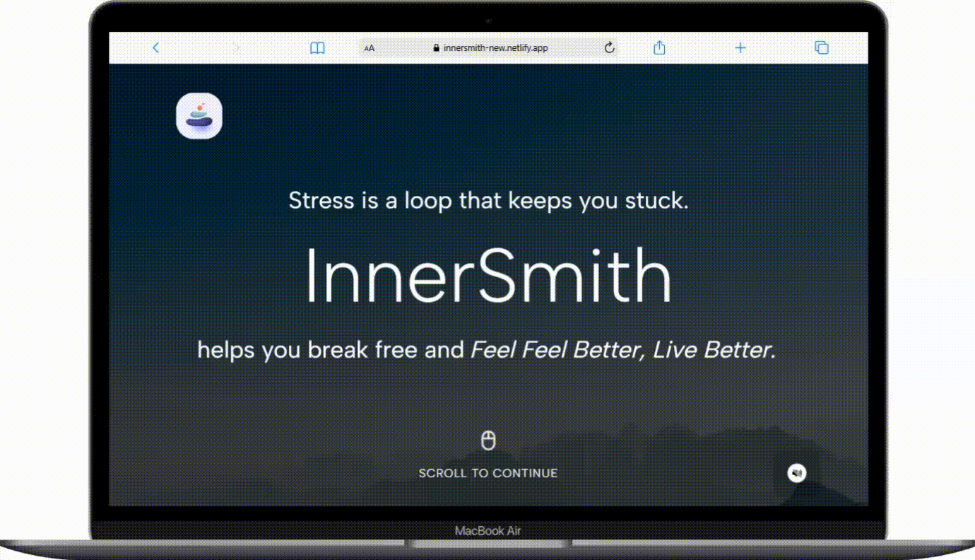 Innersmith Website Interface