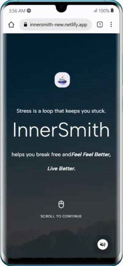 Innersmith Website Interface